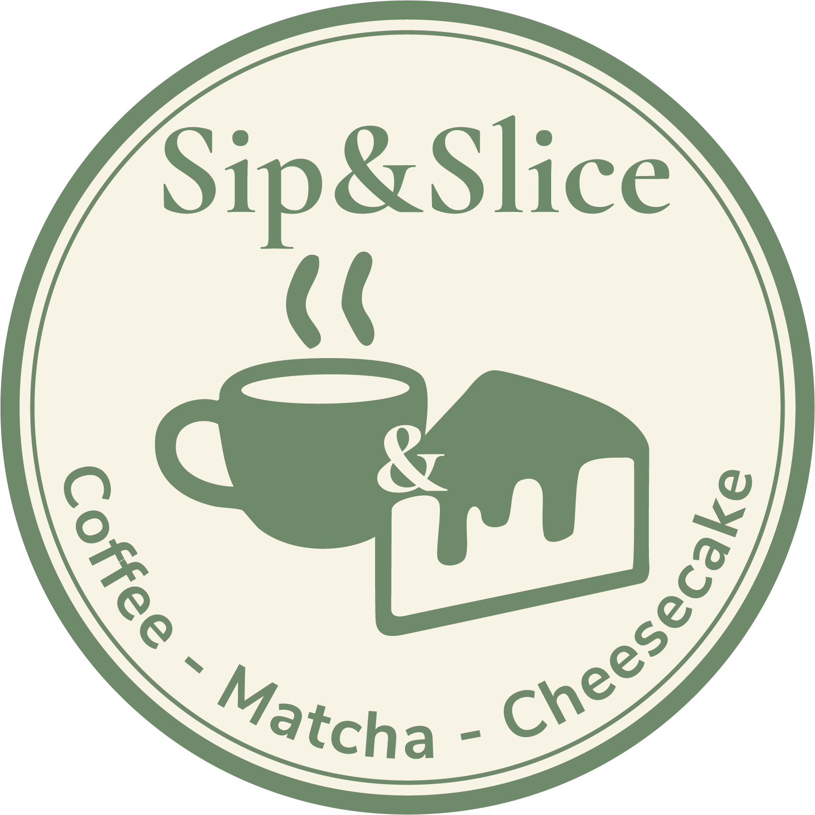 SIP N SLICE - COFFEE MATCHA CHEESECAKE